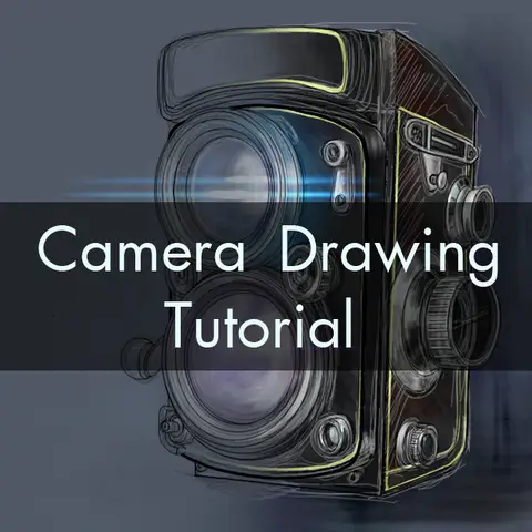 Bitmap Camera Drawing How To Draw a Camera: A Step-By-Step Drawing Tutorial - Picsart Blog