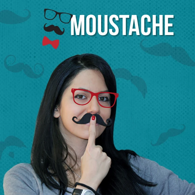 photo editing with moustache 