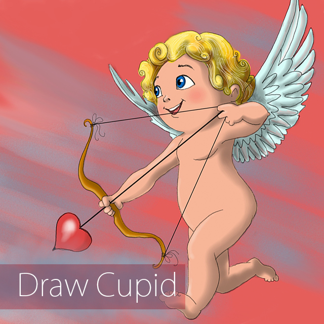 cupid drawing art contest