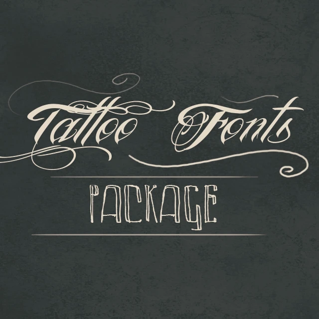 tattoo fonts
