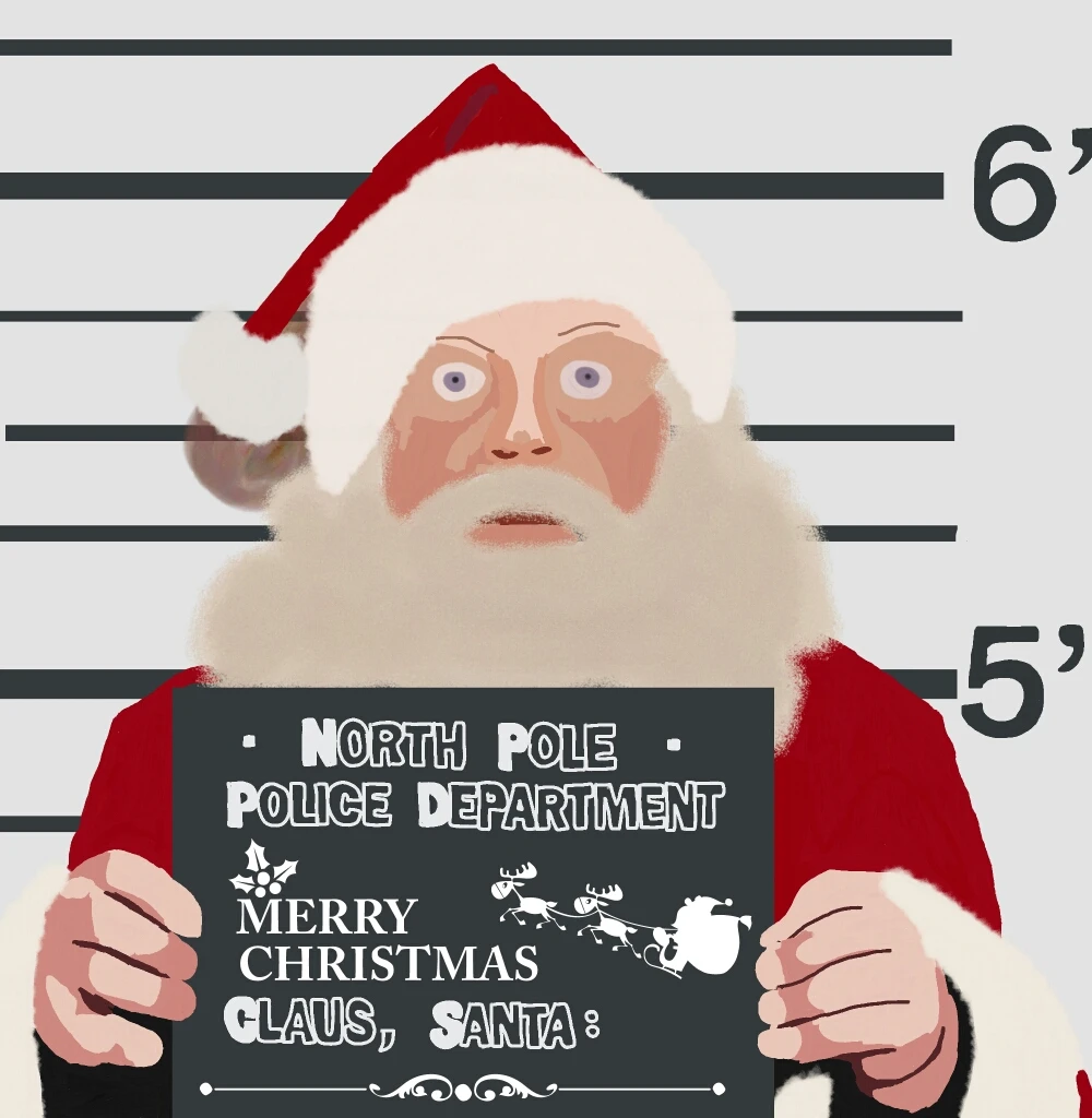 Santa Claus drawing contest winners