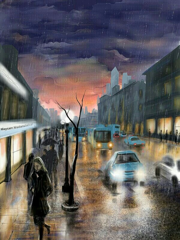 rainy day drawing contest winner