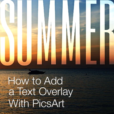 Add a Text Overlay to Photos