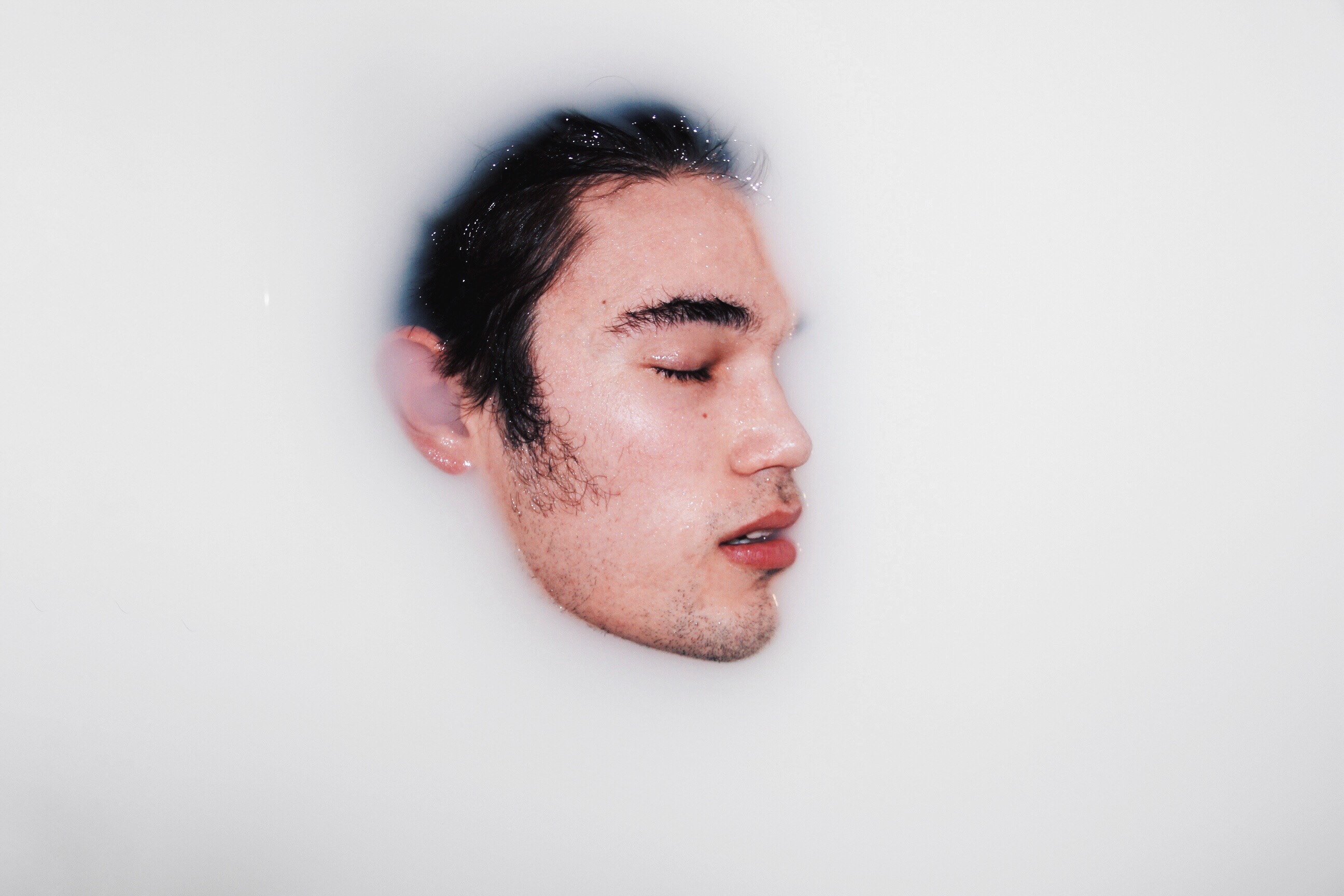 milk bath portraits