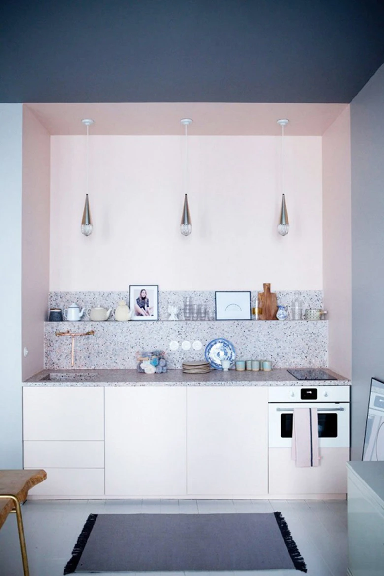 pastel interior photography