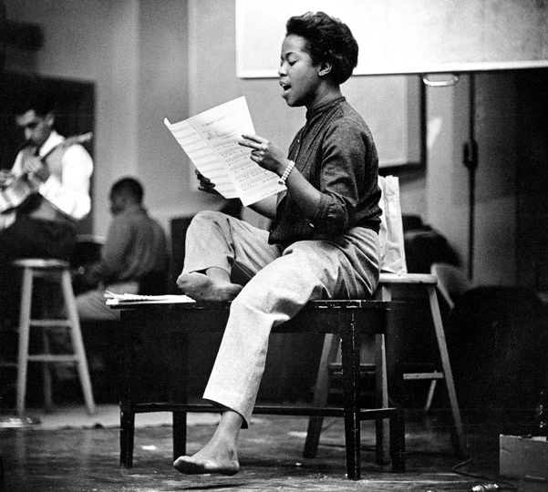 Sarah Vaughn in New York 1950, Jazz Photography by Herman Leonard