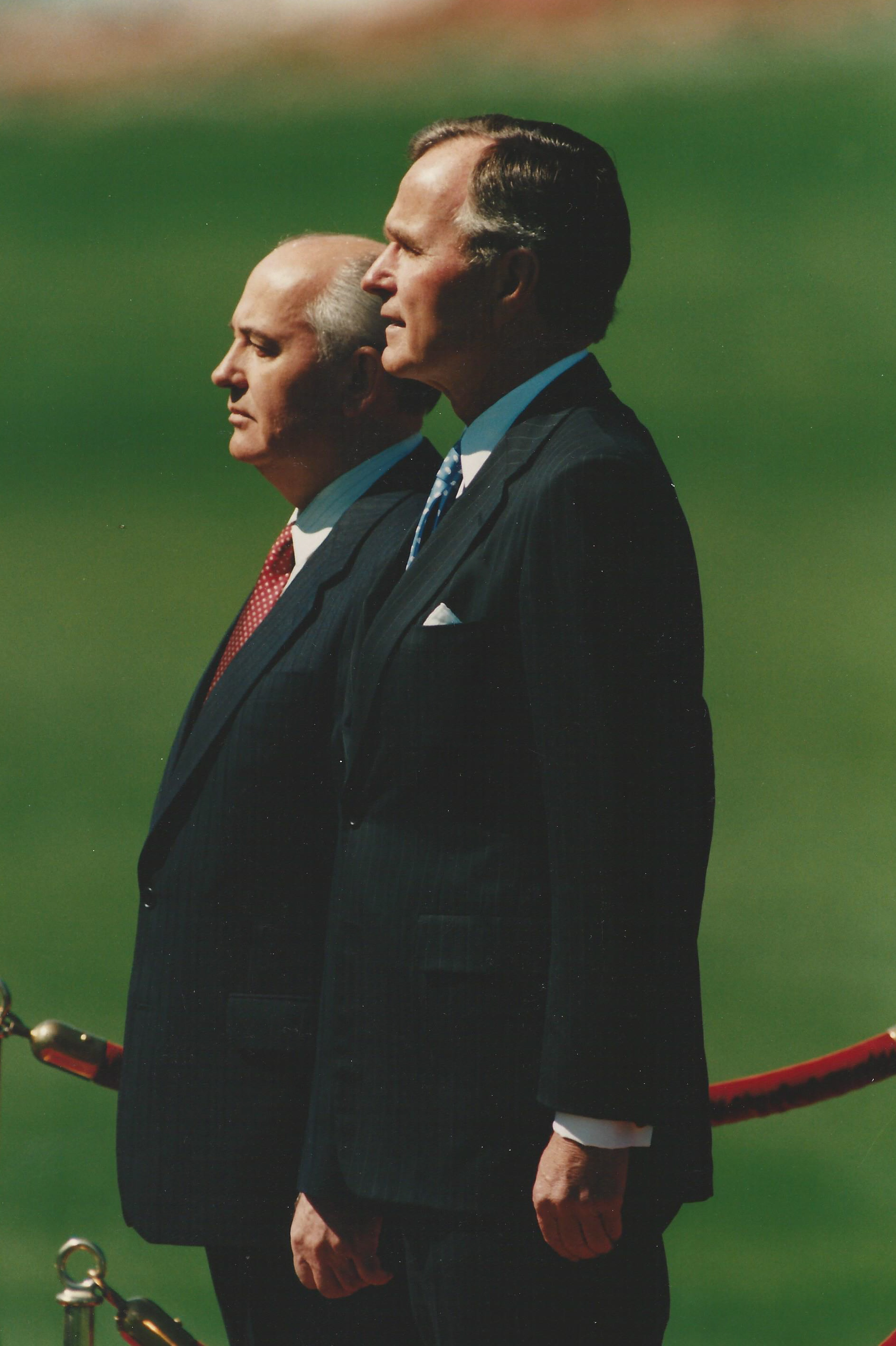 President Bush meets Soviet Leader Mikhail Gorbachev, Official White House Photography