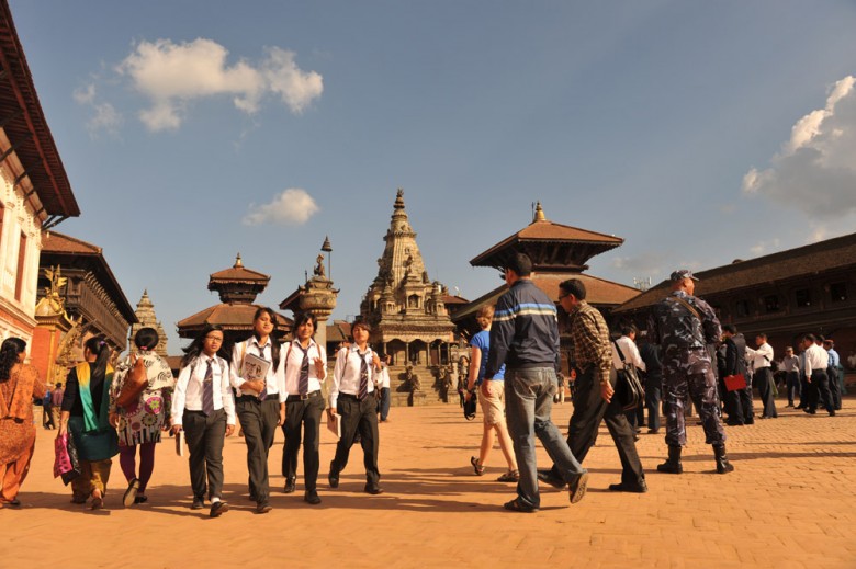 Nepal City Square by Spencer Brown