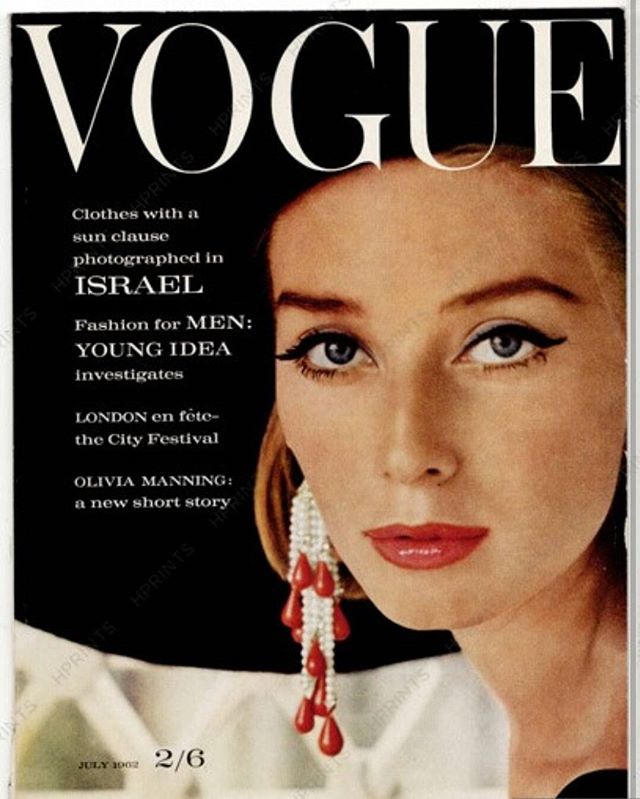 Tania Mallet Vogue Cover July 1962