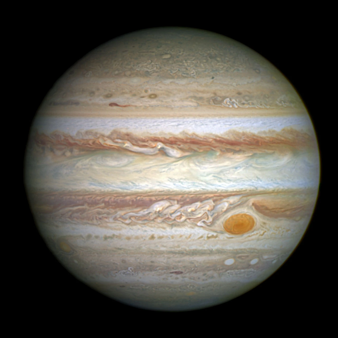 Jupiter and the Great Red Spot - NASA Space Pictures 