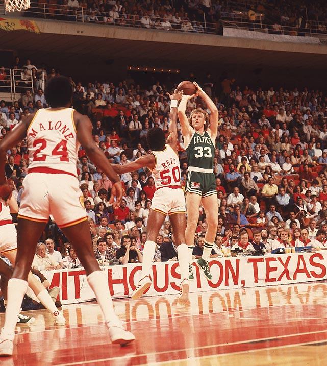 Larry Bird Celtic 1986 - 15 Legendary Photos in NBA Finals History