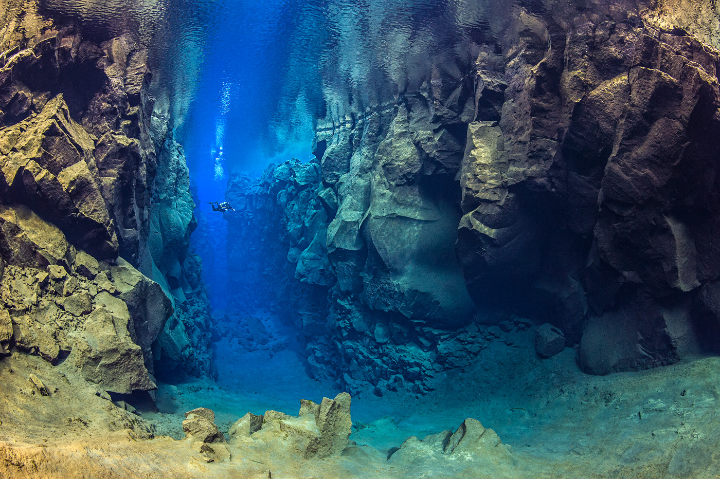 Silfra Fissure Thingvellir Iceland Diving by Alex Mustard