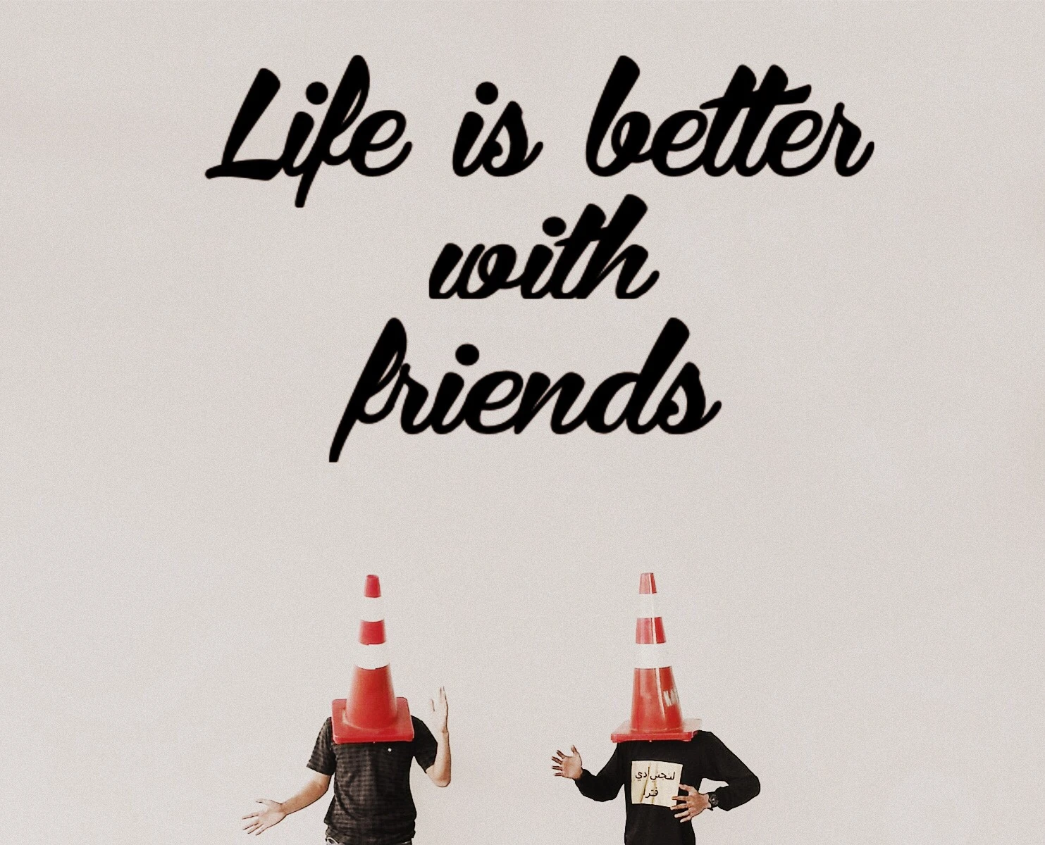 Life is Better with Friends #FreeToEdit image by @mtaqi_