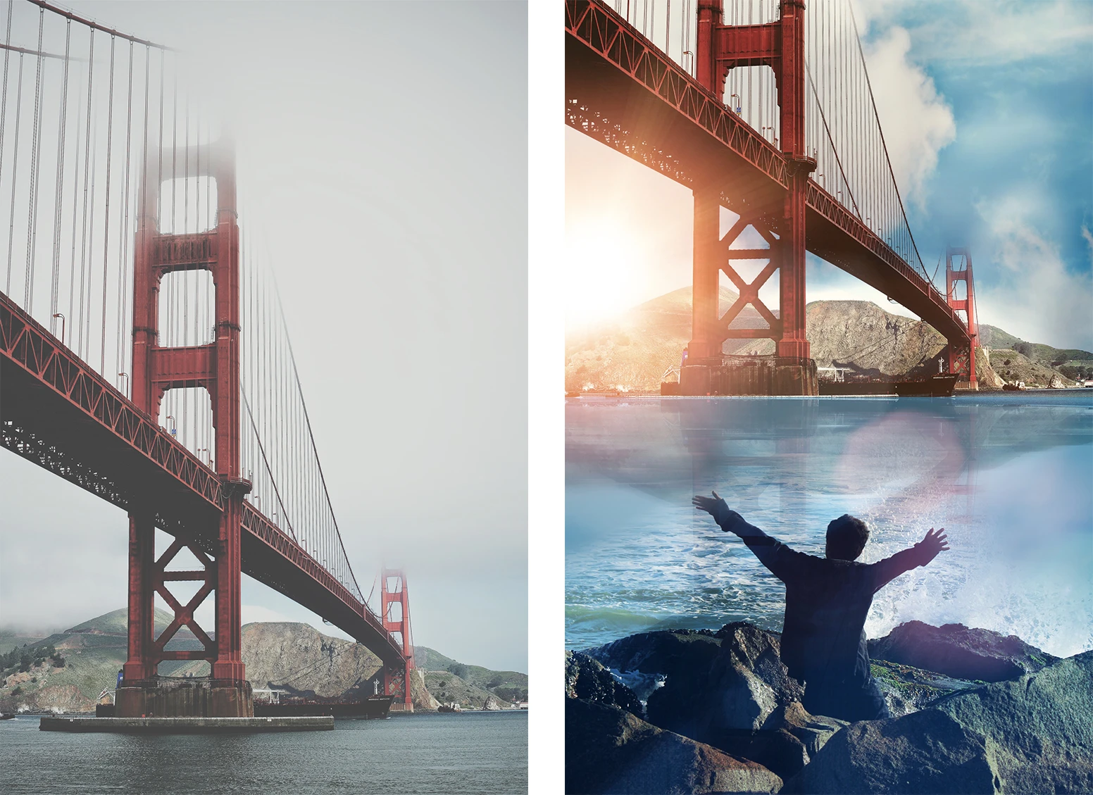 Golden Gate Bridge Photo Edit - PicsArt Mobile Photo Editor