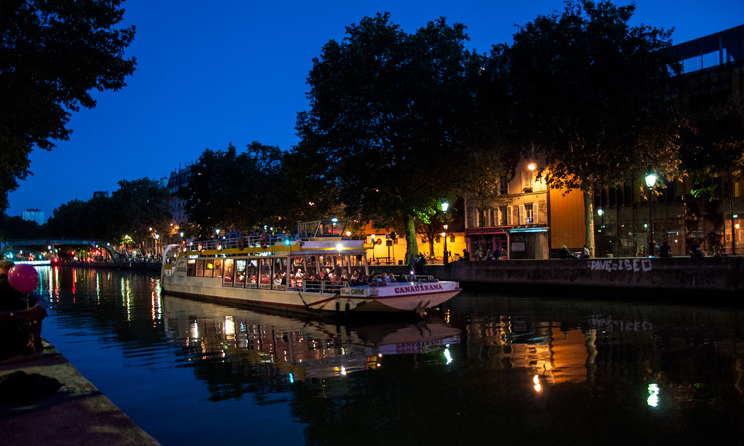 Saint Martin Canal Night - The Wandering Photographer’s Guide to Paris
