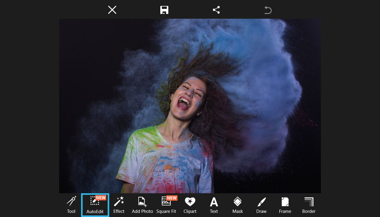 picsart editor zoom