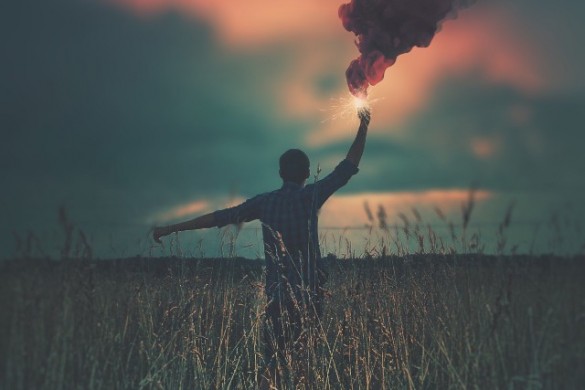 smoke bomb photography on picsart