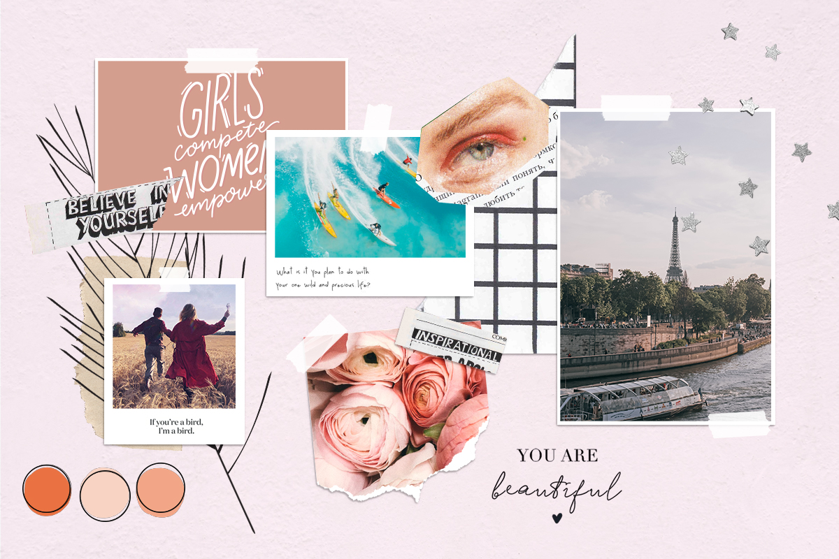 make a moodboard app