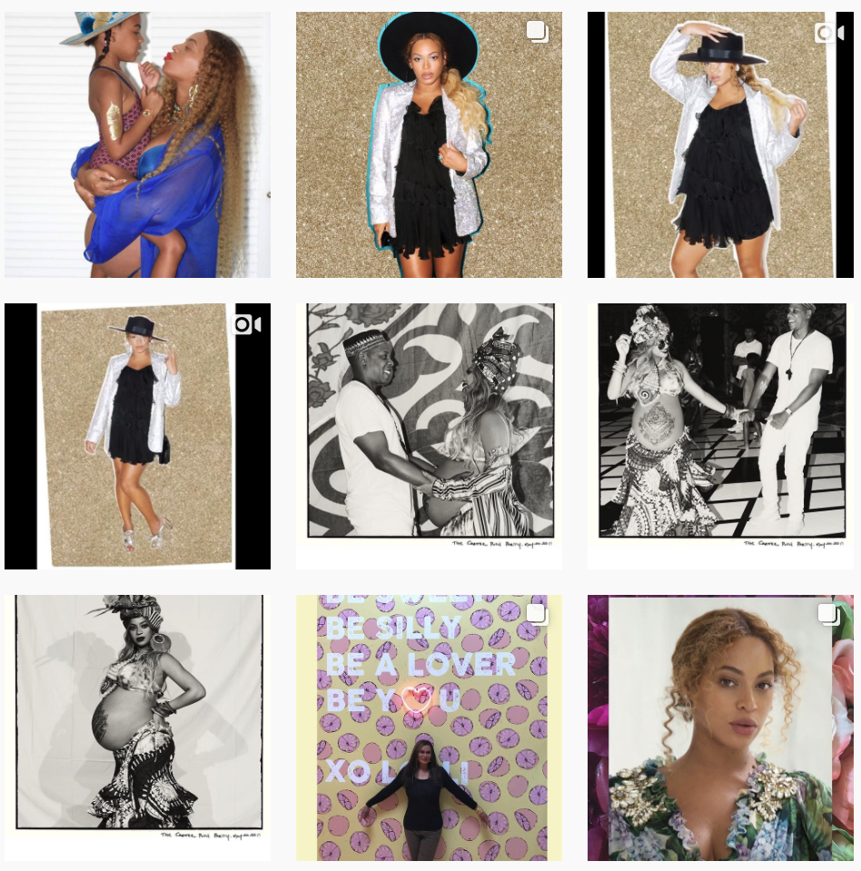 beyonce instagram photo edits