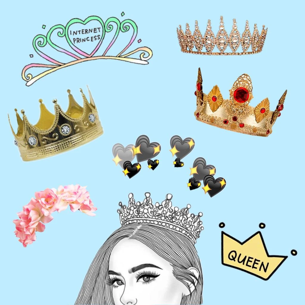 free crown stickers on picsart
