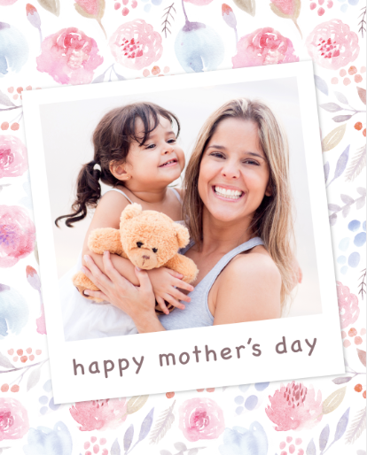 Mother's Day card template