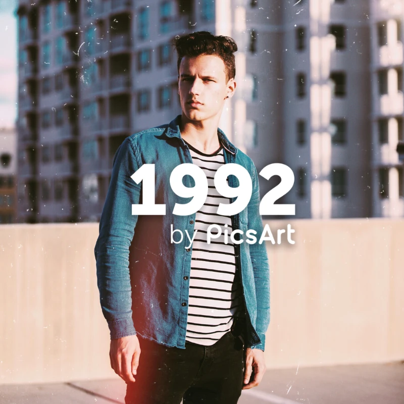 man looking sideways with casual outfit