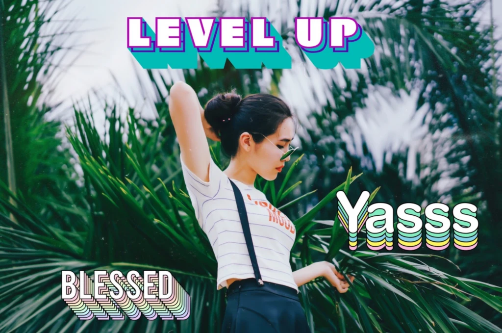 text on image sticker pack