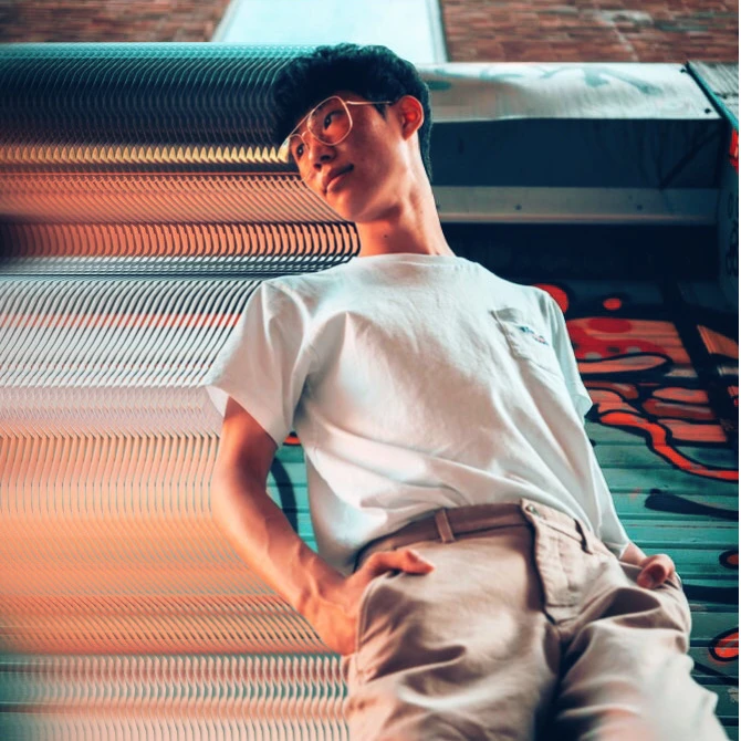 boy with motion effect