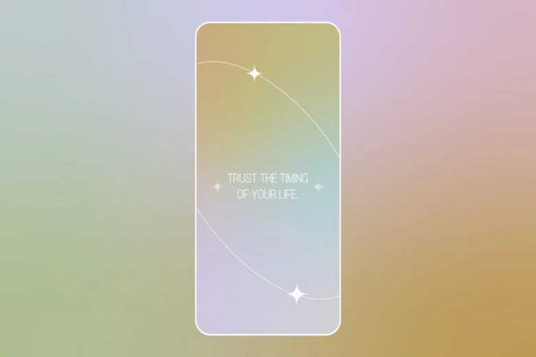 minimalist lock screen