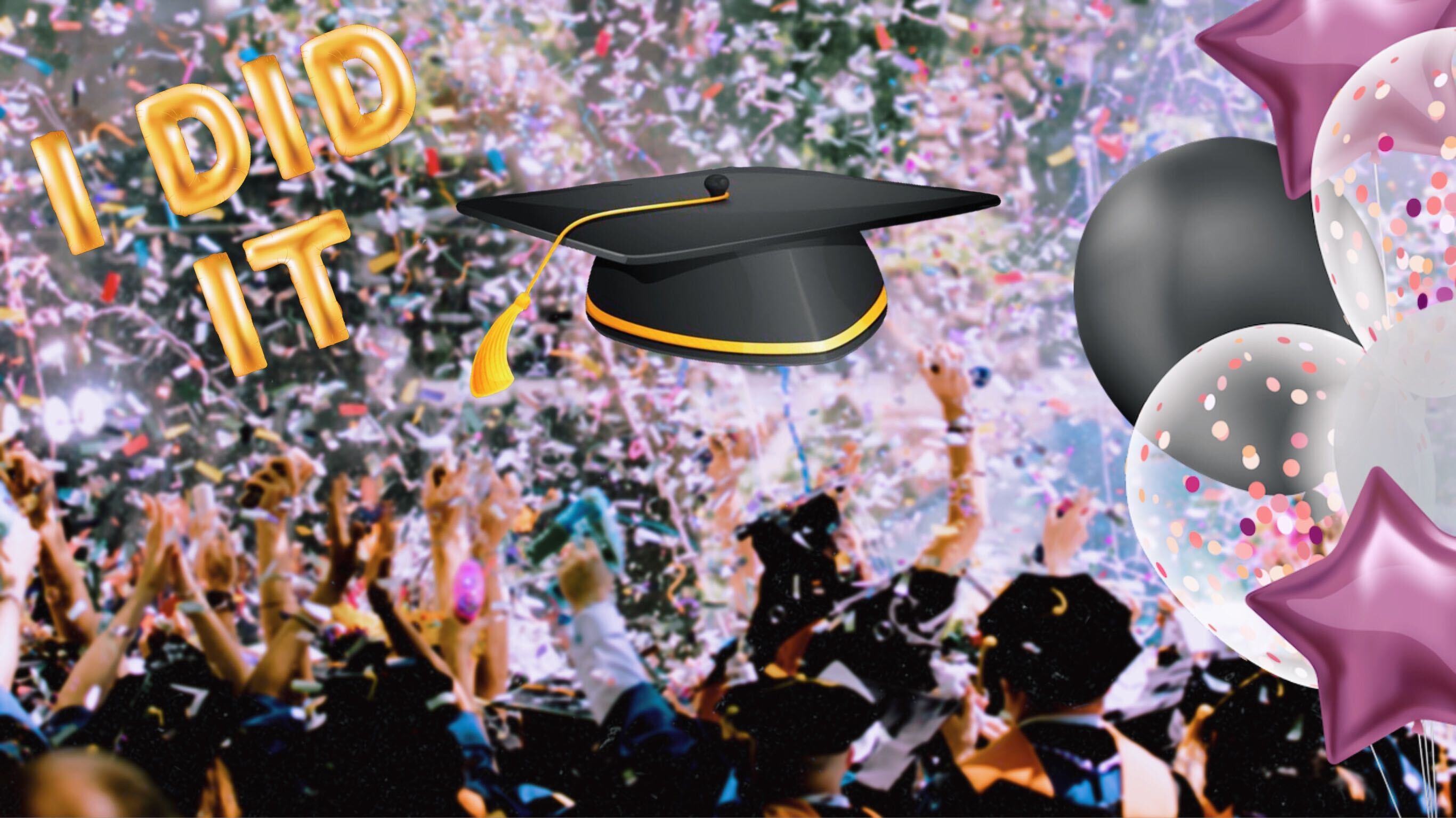 virtual zoom graduation background