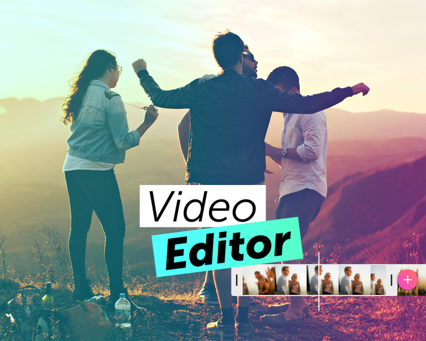 picsart-video editor-timeline