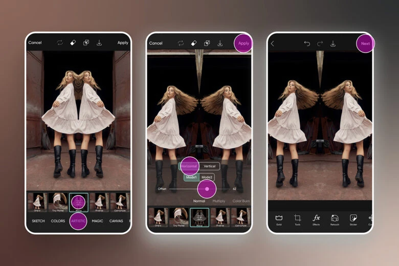 Picsart Mirror Image