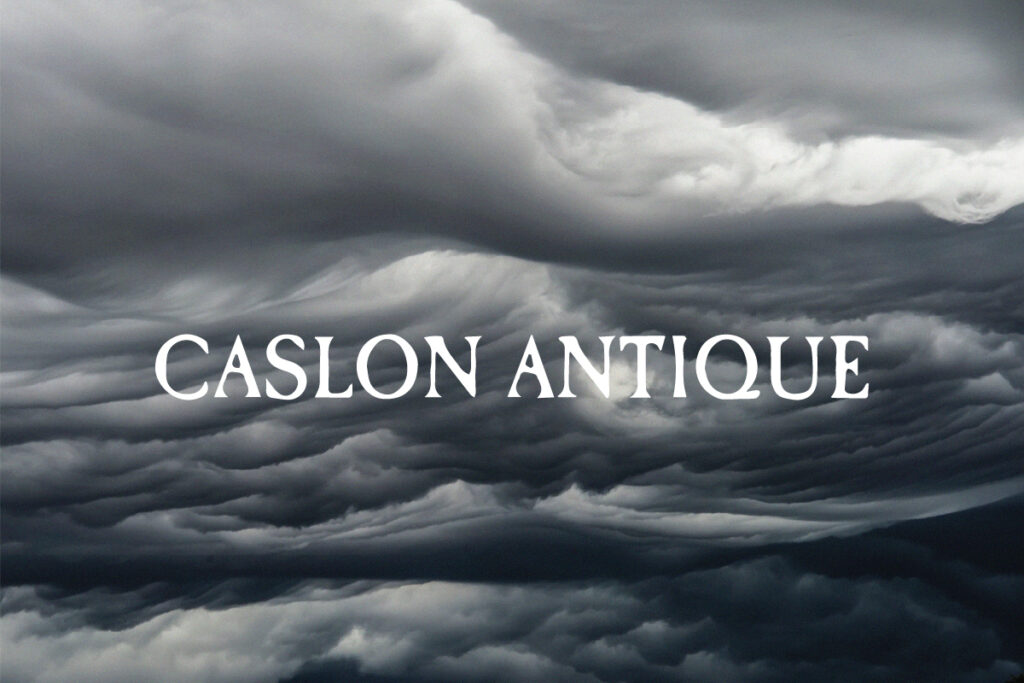 caslon flats