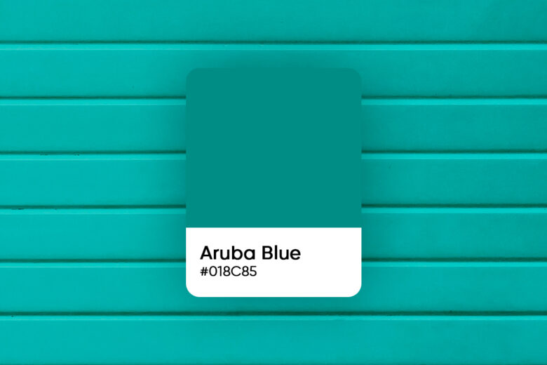Aruba blue color code