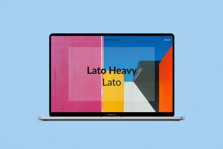 landing page lato heavy