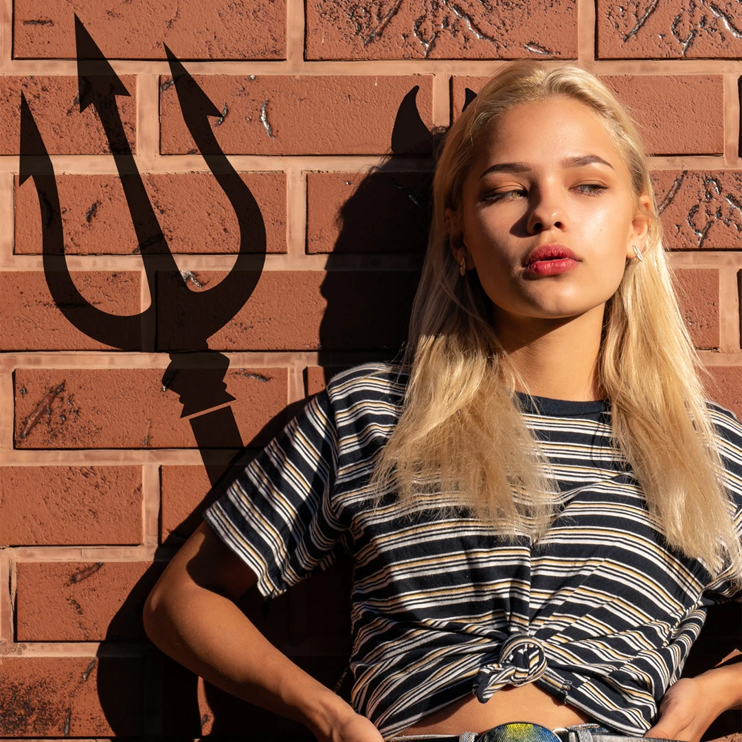 Halloween clipart edits with devil costume