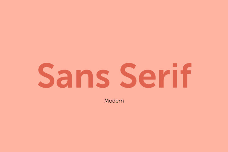 example of sans serif