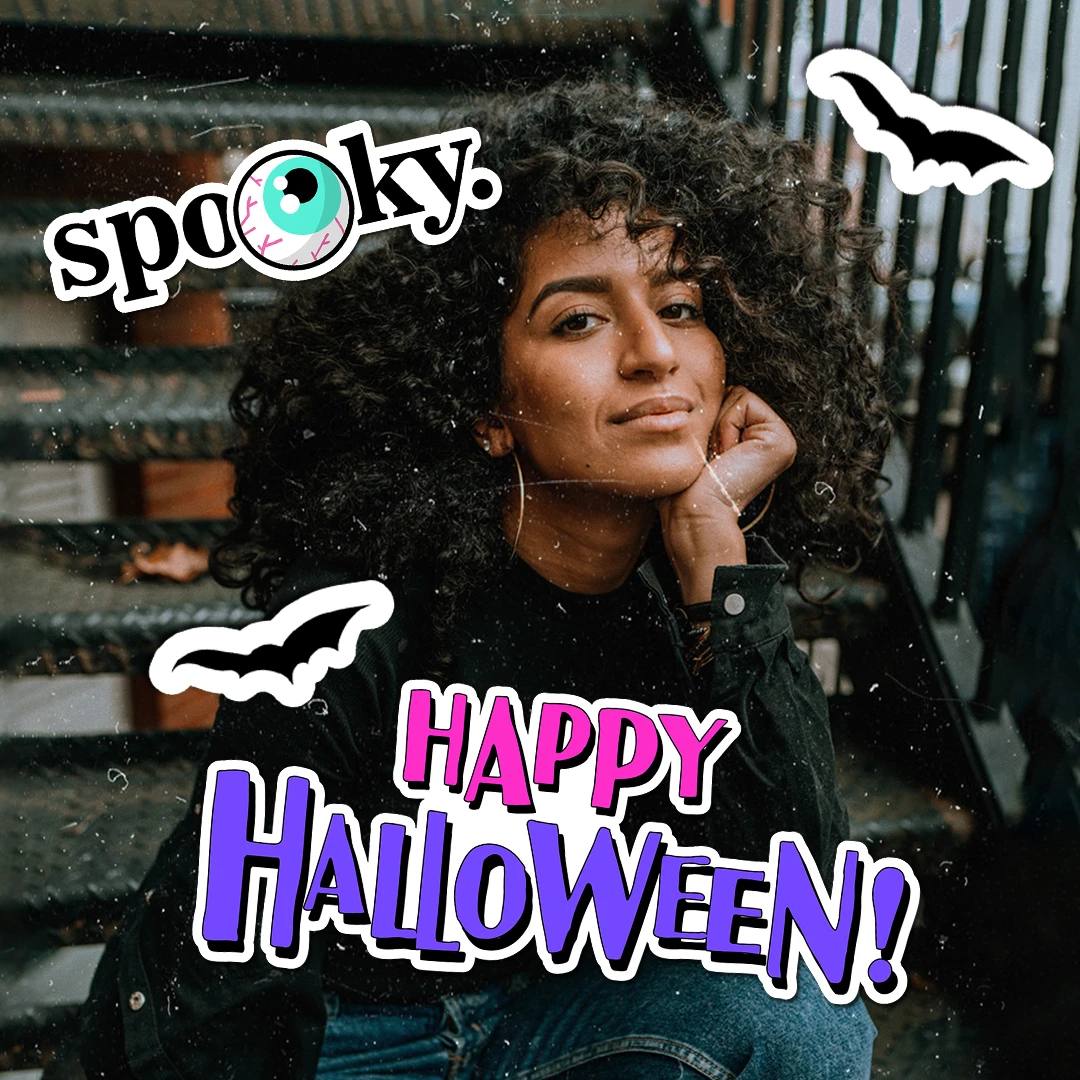 Halloween clipart edits with sayings and quotes