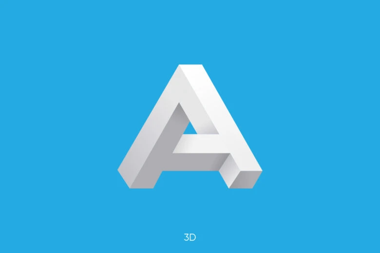 3D logo