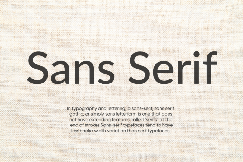 sans serif explanation