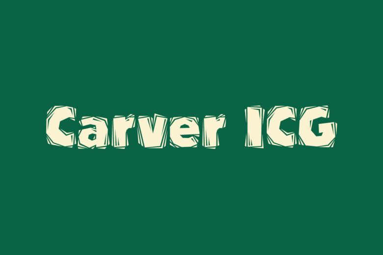 Carver ICG font