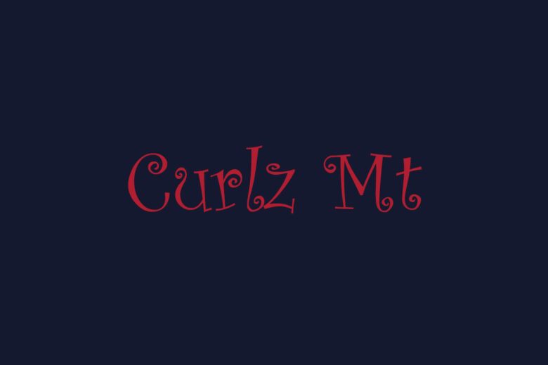 Curlz MT font