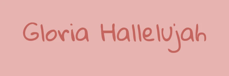 Gloria Hallelujah font – creative fonts
