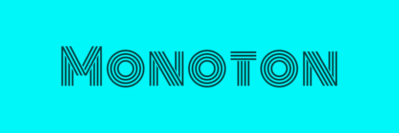 Monoton font – creative fonts