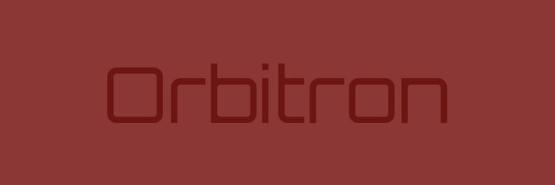 Orbitron font