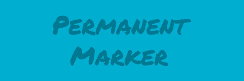 Permanent Marker font