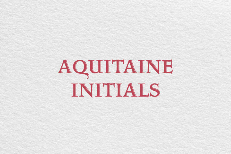 aquitaine font