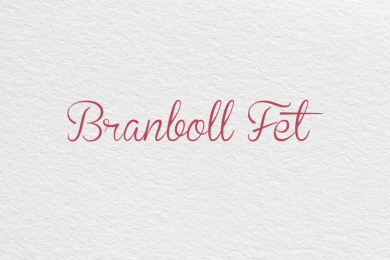 Branboll font