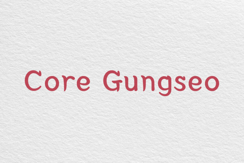 core gungseo font
