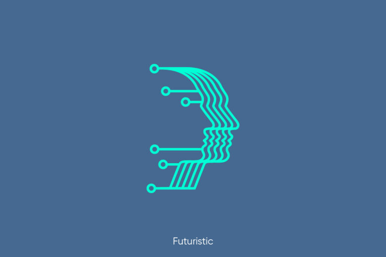 Futuristic logo